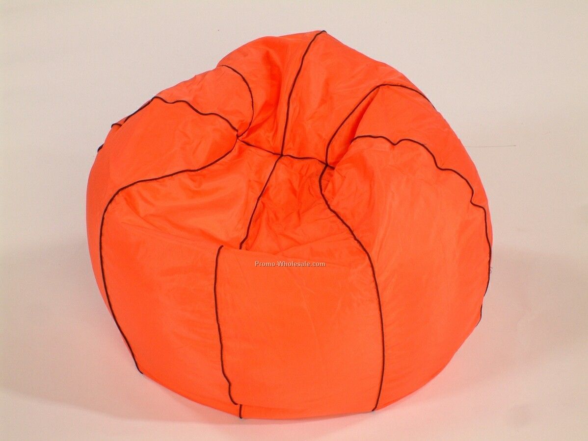 25"x24"x20" Twill Basketball Bean Bag Chair (Embroidered)