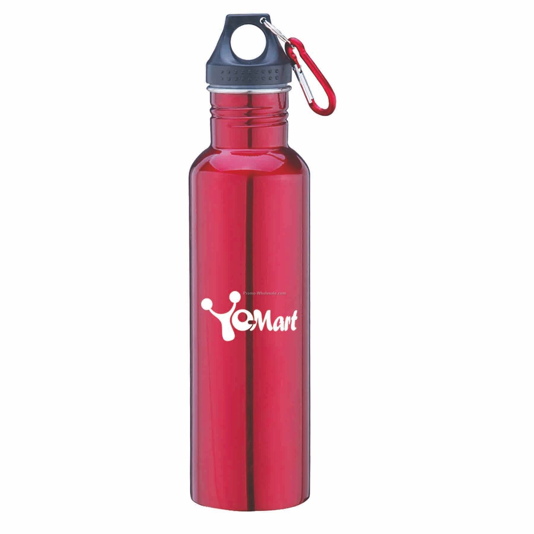 27 Oz Stainless Steel Bottle, Red