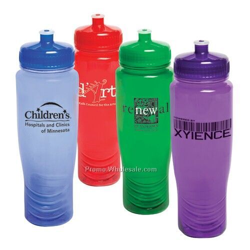 28 Oz. Colored Sport Bottle (2 Day Rush)
