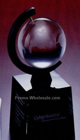 3" Globe On Base Lucite Embedment