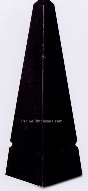 3-1/2"x12"x3-1/2" Grooved Obelisk Award - Large