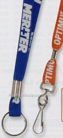 3/8" Overseas Silkscreen Lanyard (Overseas Service- 6-8 Weeks)