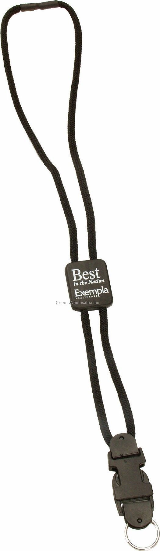 3/8" Sport Cord Lanyards With Square Slider