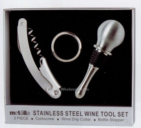 3 Piece Stainless Steel Tool Set