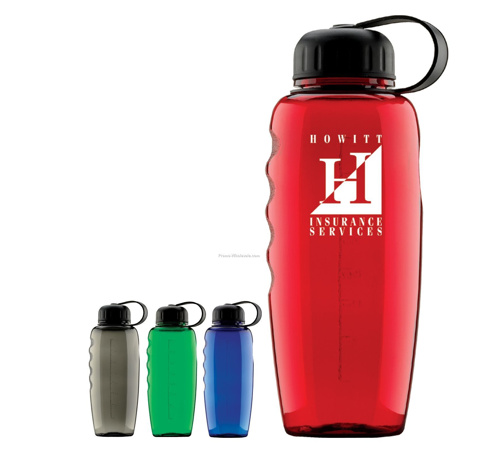 32 Oz. Polycarbonate Water Bottle With Finger Grips