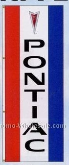 3'x8' Double Face Dealer Interceptor Logo Flags - Pontiac
