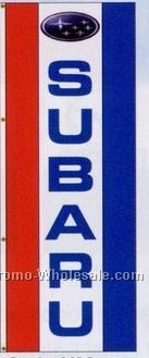 3'x8' Stock Dealer Logo Single Face Drape Flag - Subaru