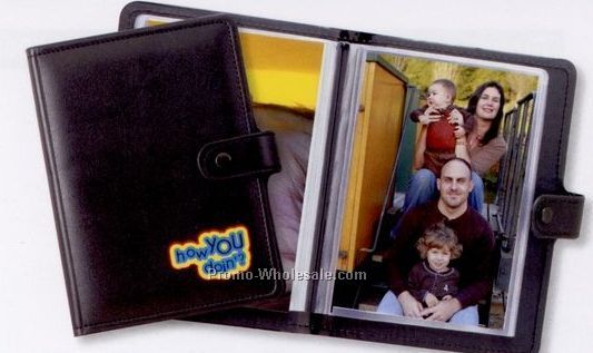 5-1/4"x7" Lethredge Moire Photo Album With Closure