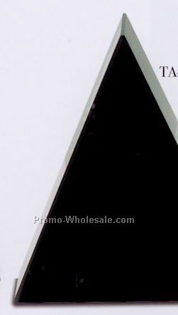 5"x6"x1-5/8" Free Standing Triangle Award - Medium