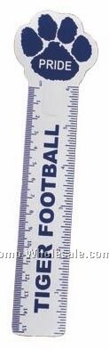 6" Flexible Ruler With Paw Print End