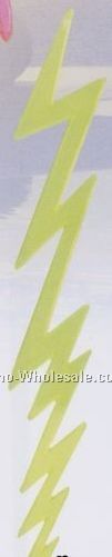 6" Lightening Bolt Stirrer (Imprinted)