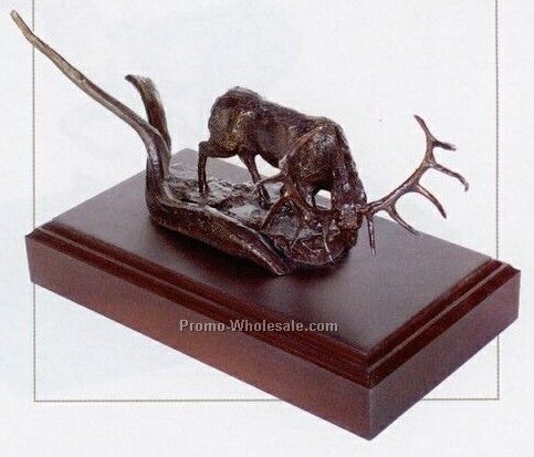 6" Mountain Elk Challenge Sculpture