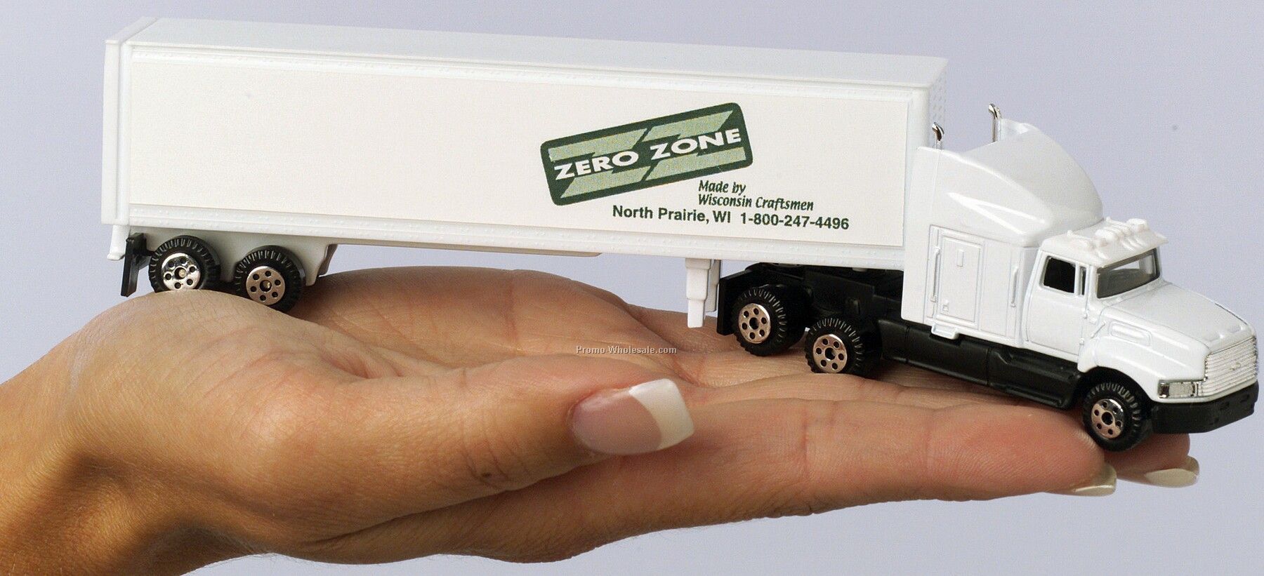 7" Die Cast Sterling Aeromax Hauler Truck With Trailer & Decal