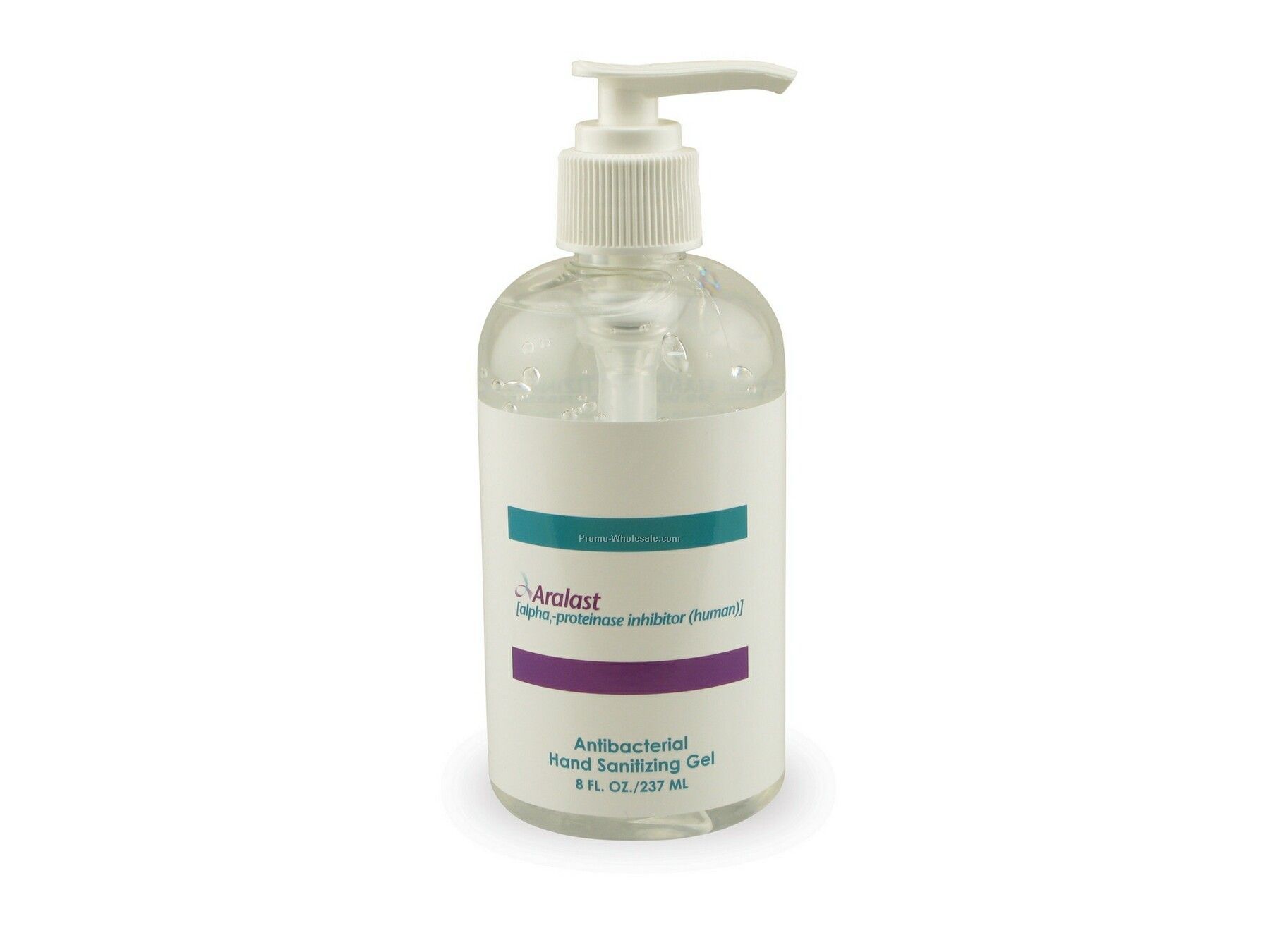 8 Oz. Boston Round Pumps - Antibacterial Liquid Soap