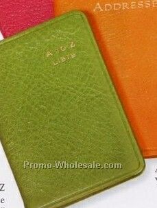A To Z Lists W/ Terello Genuine Leather Cover
