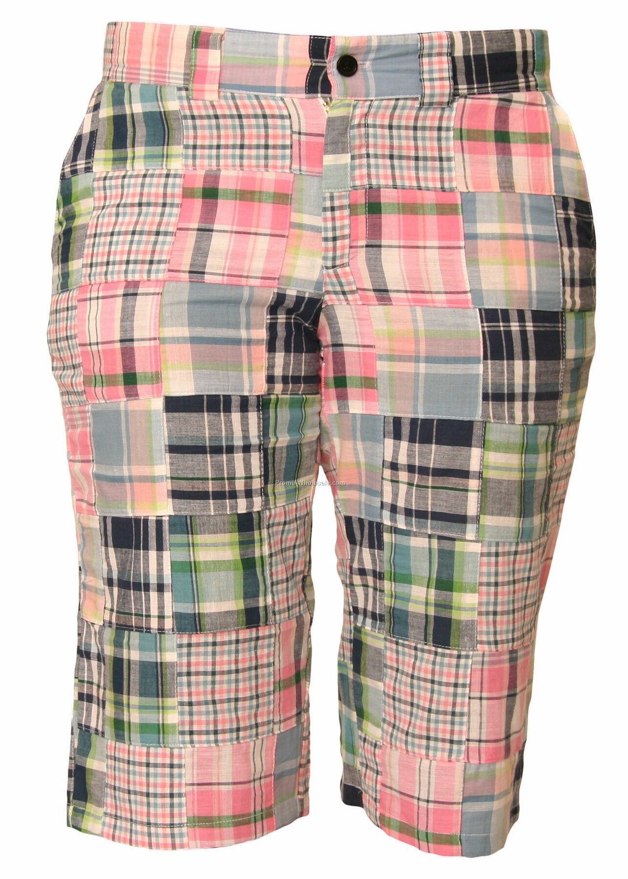 Adults' Madras Bermuda Low Rise Short (Xs-xl)