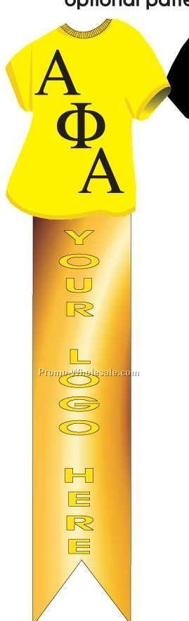 Alpha Phi Alpha Fraternity Shirt Bookmark W/ Black Back