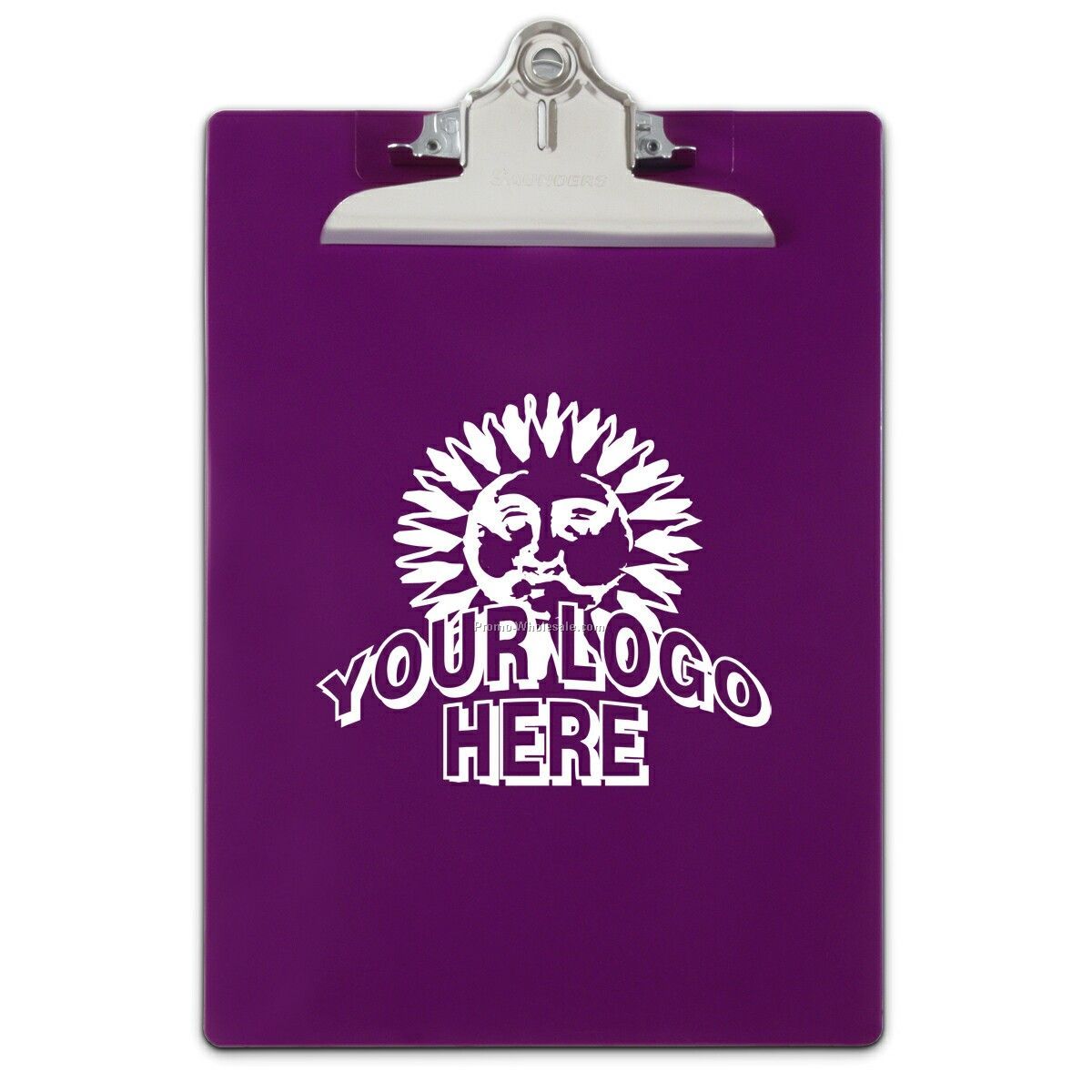 Antimicrobial Recycled Plastic Clipboard - Purple