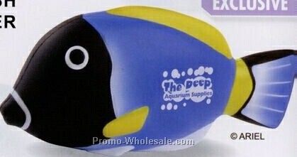 Aquatic Animals Squeeze Toy - Blue Tang Fish