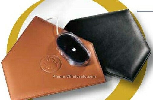 Baseball Diamond Mouse Pad - Genuine Leather