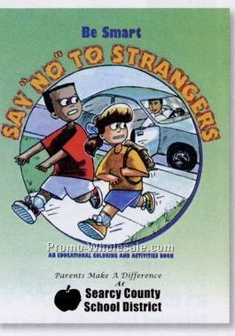Be Smart Say "no" To Strangers Educational Activities Book -spanish