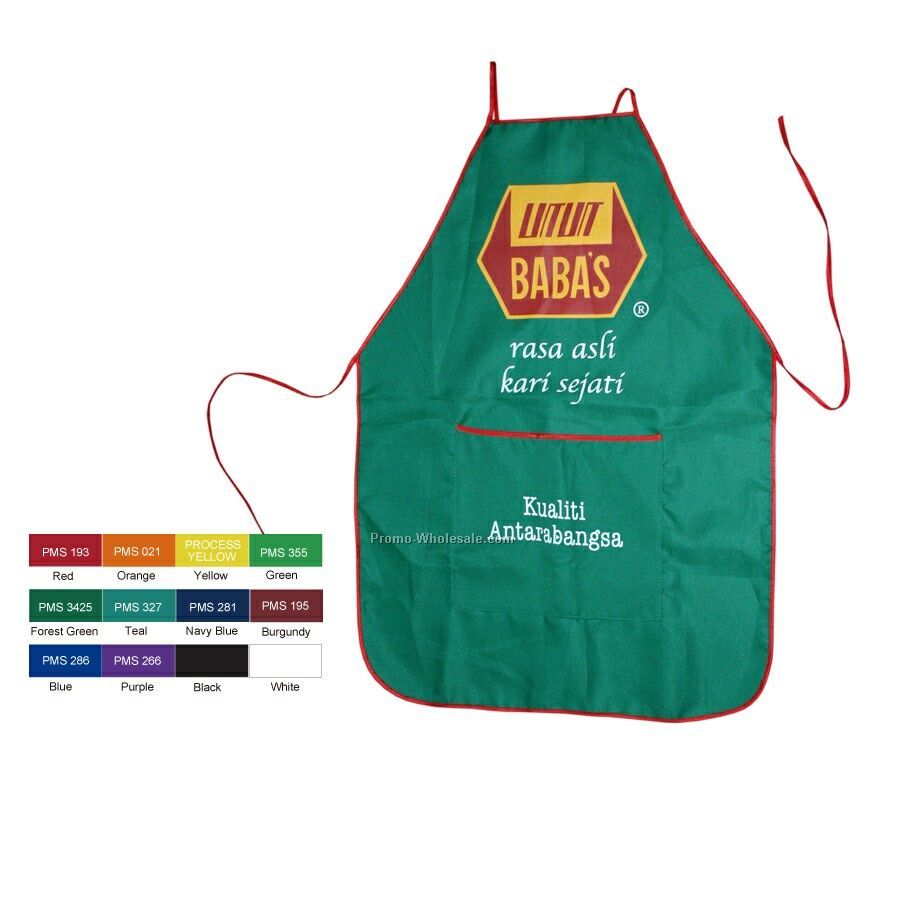 Bid Apron W/Pocket