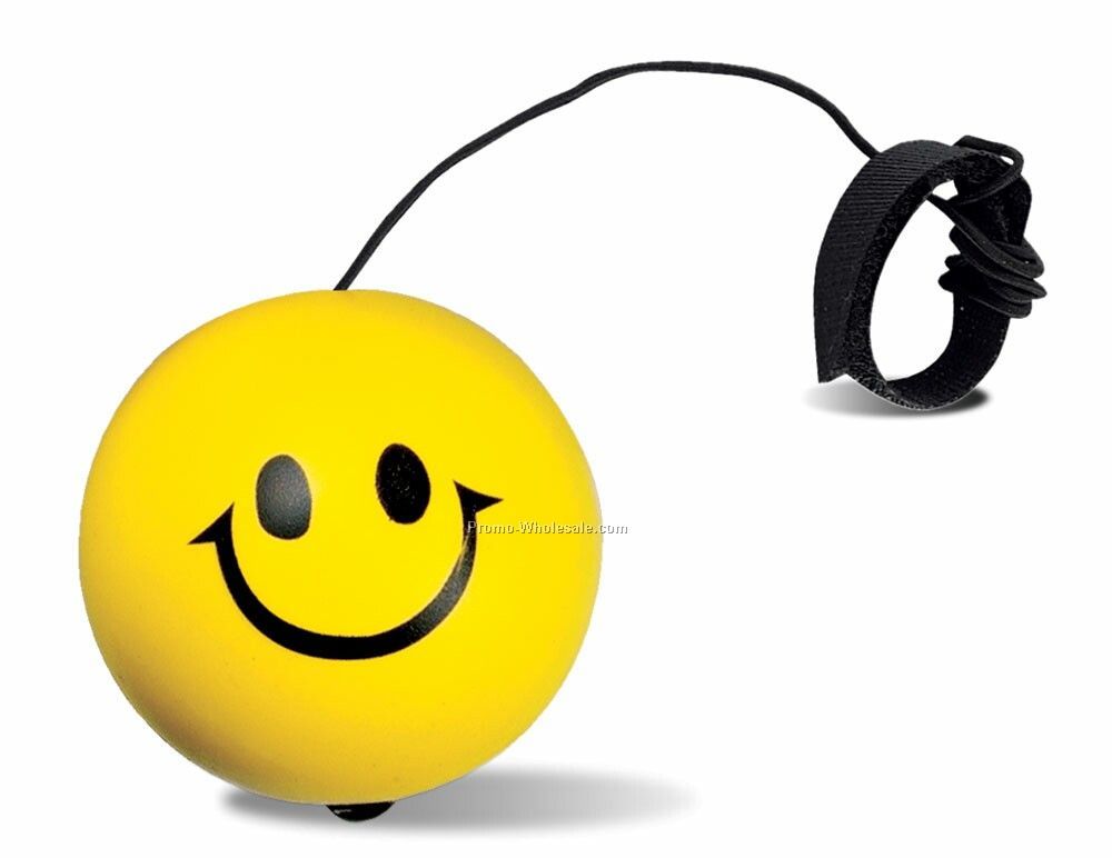 Bounce Back Squeeze Toy - Smiley