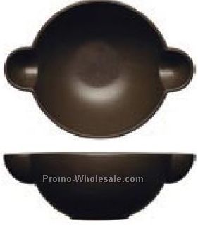 Brown Stoneware Medium Bowl