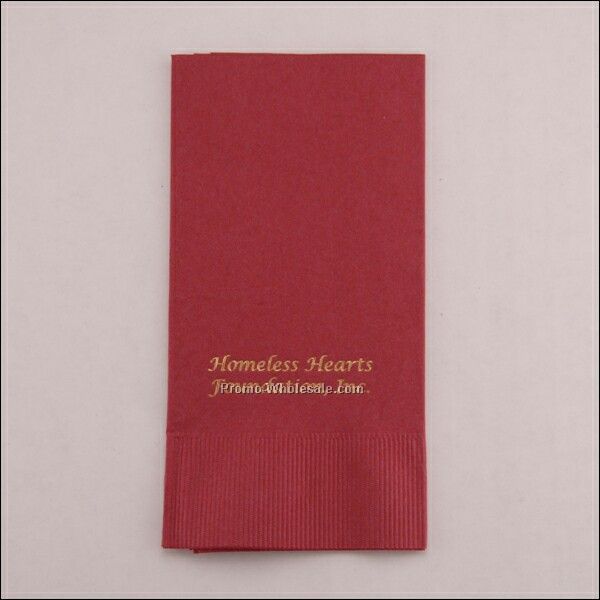 Burgundy 3 Ply Colored Dinner Napkin