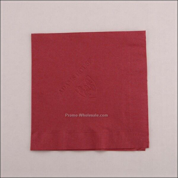 Burgundy 3 Ply Colored Luncheon Napkin