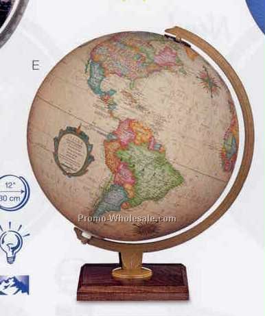 Carlyle Antique Ocean Illuminated Globe