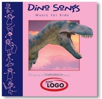 Children's Dino Songs Compact Disc In Jewel Case - 20 Songs