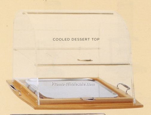 Cooled Dessert Top For Serving Cart (Walnut Finish)