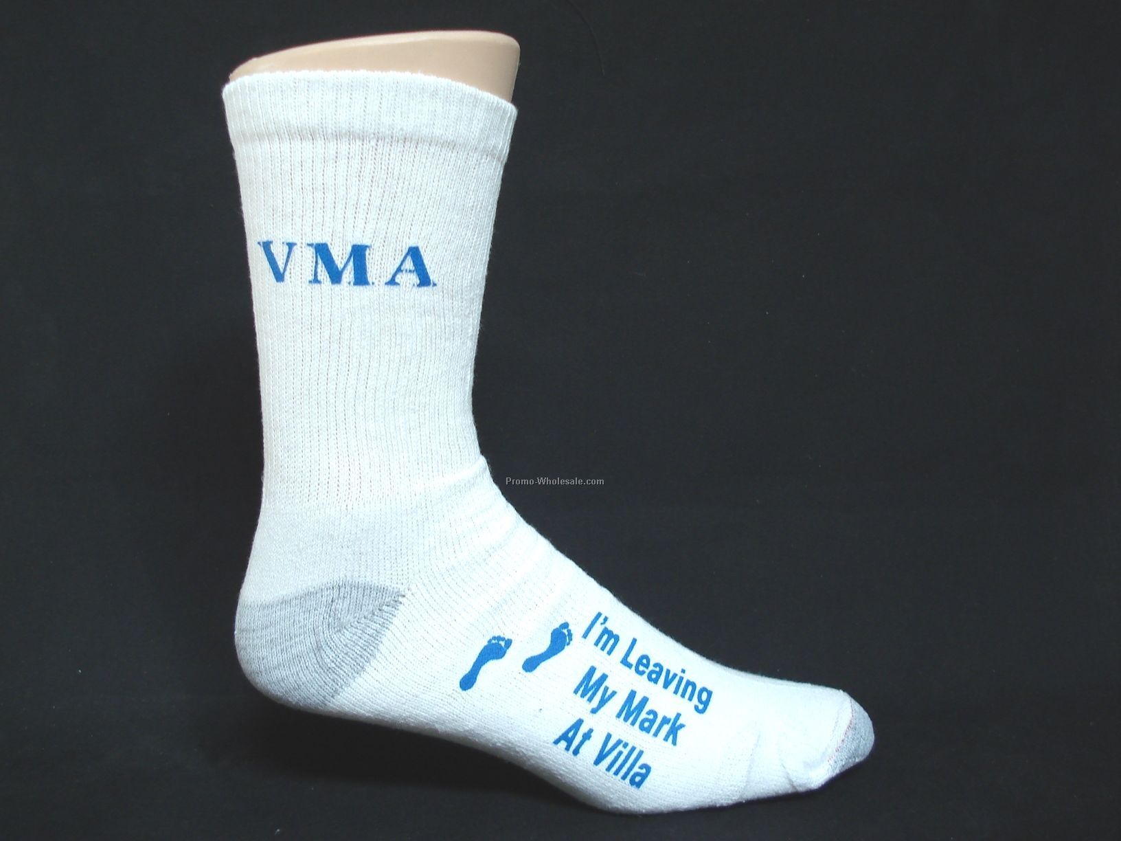 Custom-printed Hanes Premium Crew Socks