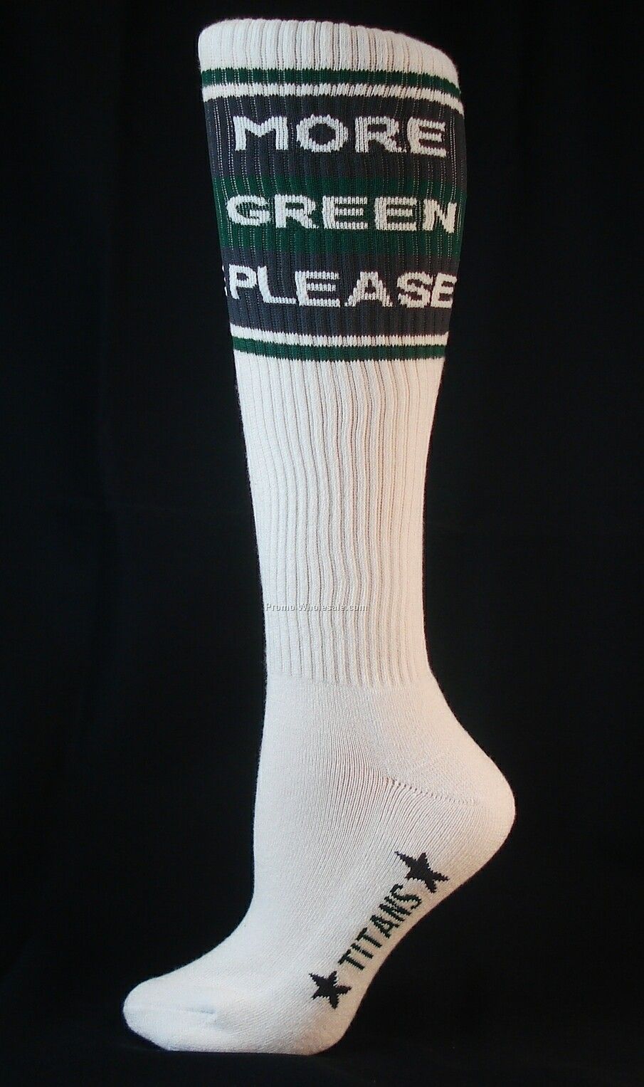 Custom-woven Bamboo Sport Sock - Retro Knee-high