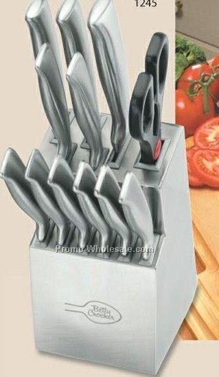 Deluxe Knife Set W/ Steel Block