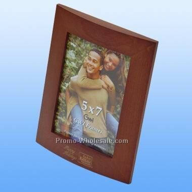 Deluxe Photo Wooden Photo Frame 4" X 6" (Screened)