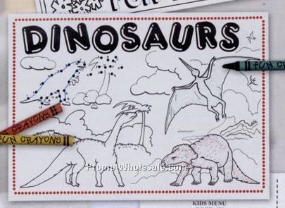 Dinosaurs Case Of 500 Stock Design Coloring/ Activity Sheets