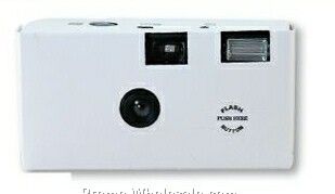 Disposable Camera W/ 27 Exposures - Plain White Camera