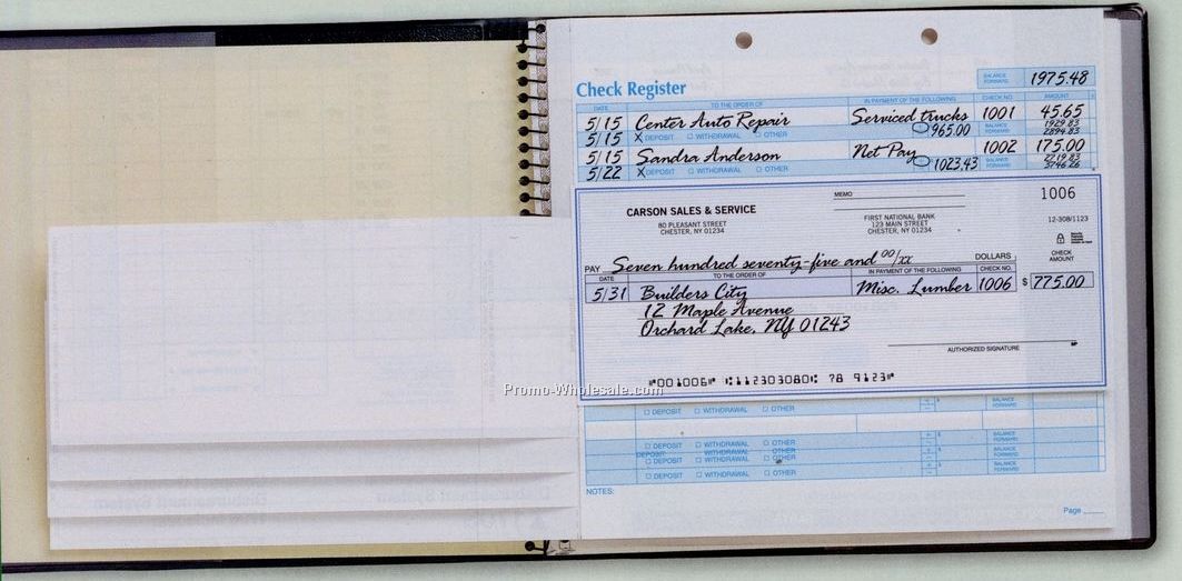 Easy Record Checkbook