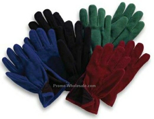 Eco Fleece Zip Glove - One Size (Black)