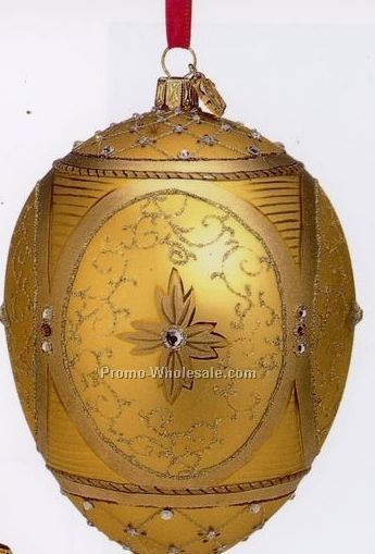 European Blown Glass Ornament Collection/ Monaco Egg