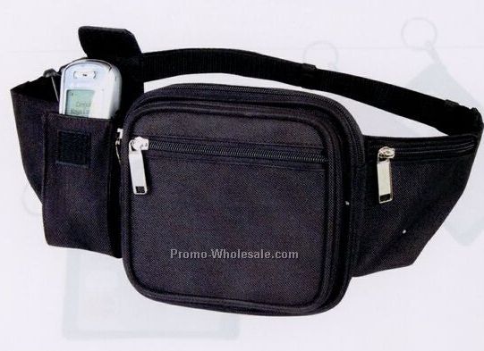 Fanny Pack W/ Cell & Water Bottle Holder (Screen Print)