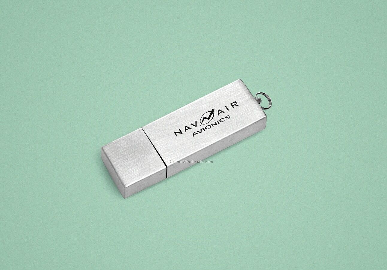 Flash Drive W/ Brushed Metal Casing