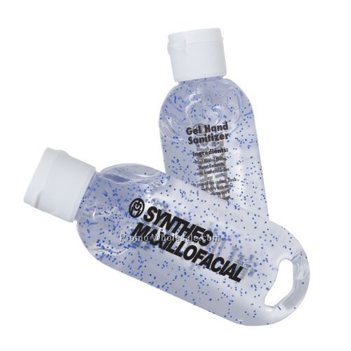 Gel Hand Sanitizer With Blue Beads - 2 Oz. Tottle