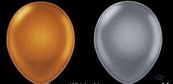 Gold/ Silver Color Plain Balloon