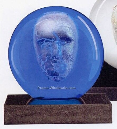 Headman Sculpture Blue
