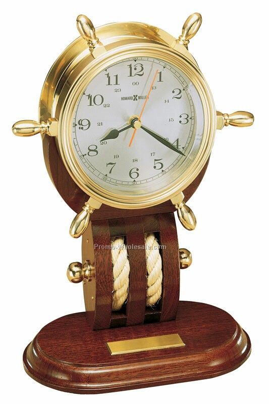 Howard Miller Britannia Ship's Wheel Clock (Blank)