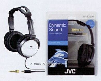 Jvc Full-size Headphones W/ White Cups