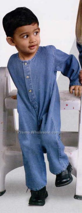 Kids' Denim Coveralls (6m-6t)